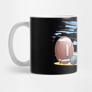 it' s  summer  time. sports  .american football Mug